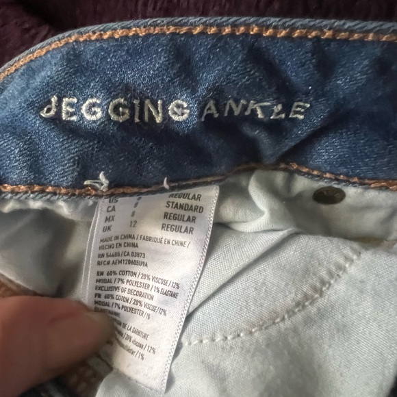 American Eagle outfitters Jeggings Ankle, size 8 - Picture 7 of 7
